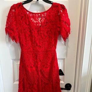 Lulu's NWT Red dress XS